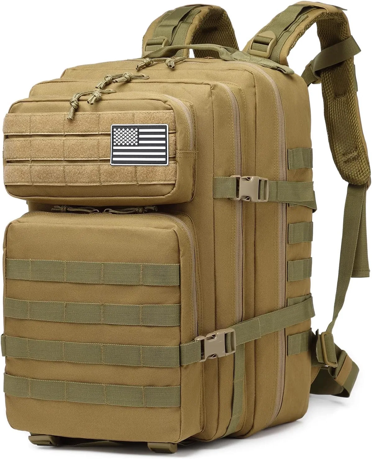 ATBP Military Tactical Molle Rucksack Backpack 45 Liters Hiking Daypack for Travel Hunting Camping