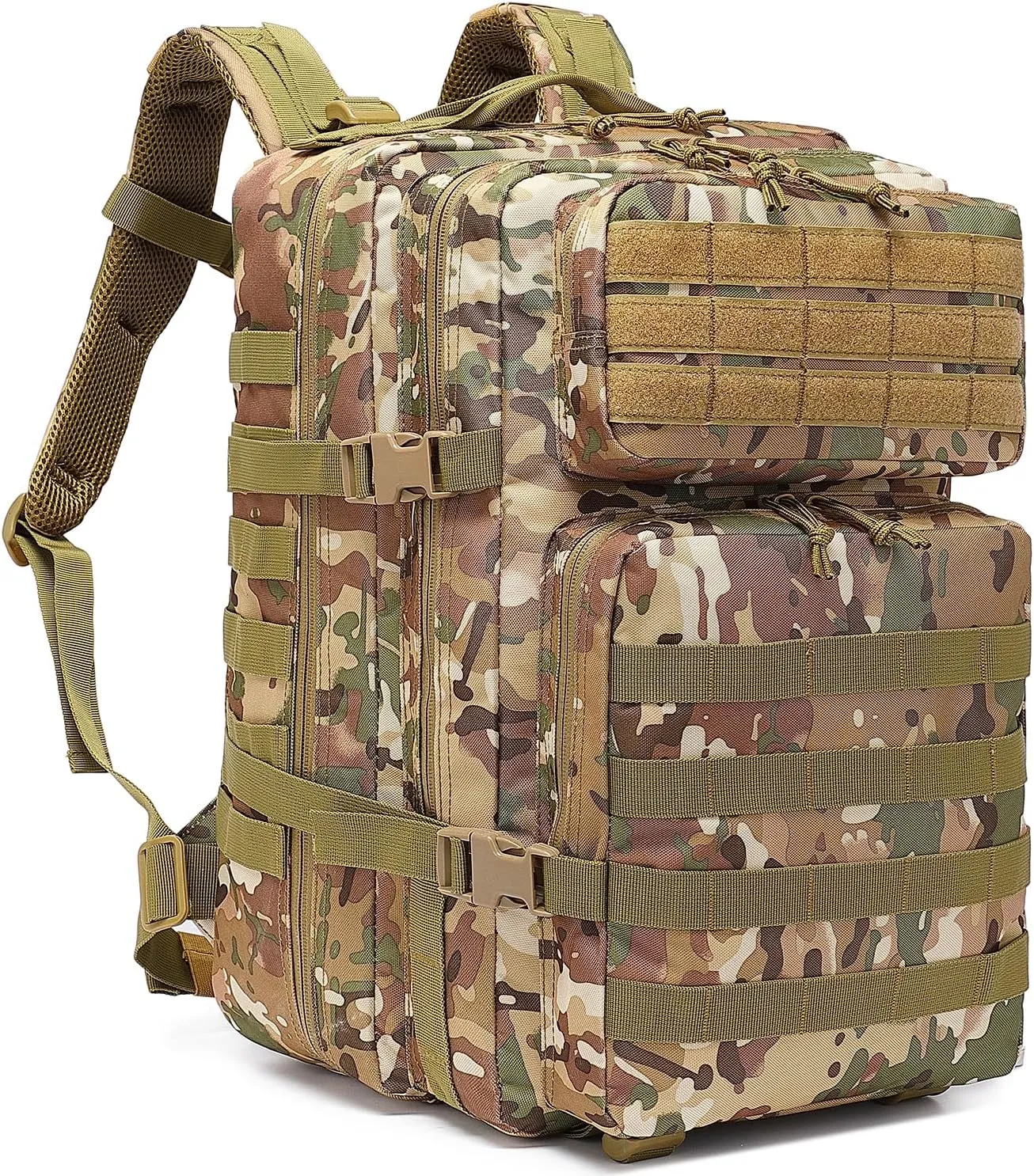 ATBP Military Tactical Molle Rucksack Backpack 45 Liters Hiking Daypack for Travel Hunting Camping