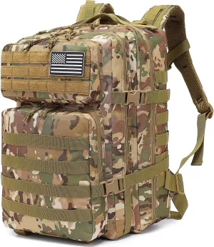 ATBP Military Tactical Molle Rucksack Backpack 45 Liters Hiking Daypack for Travel Hunting Camping