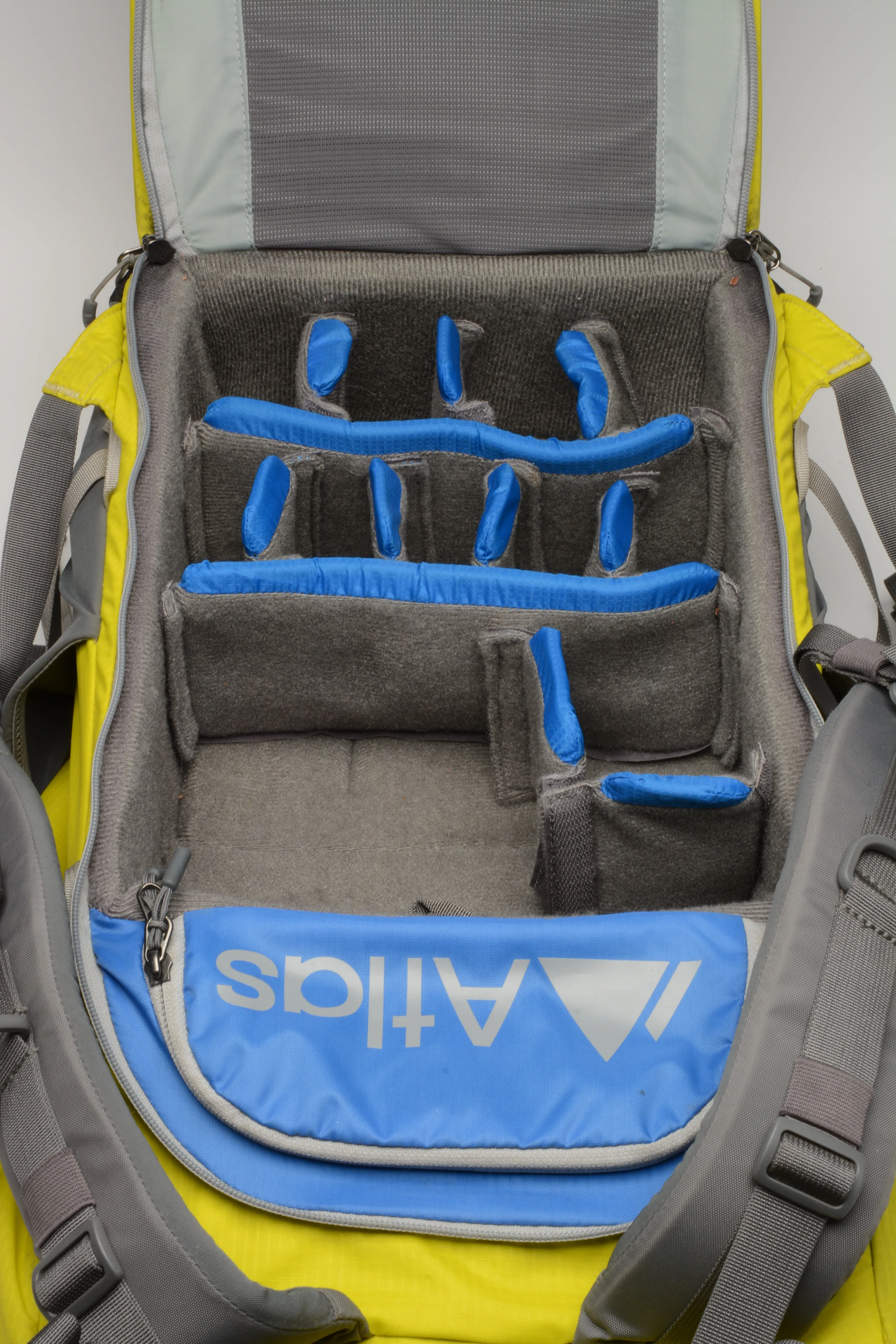 Atlas Athlete Camera Backpack - padded, slotted, versatile (yellow)