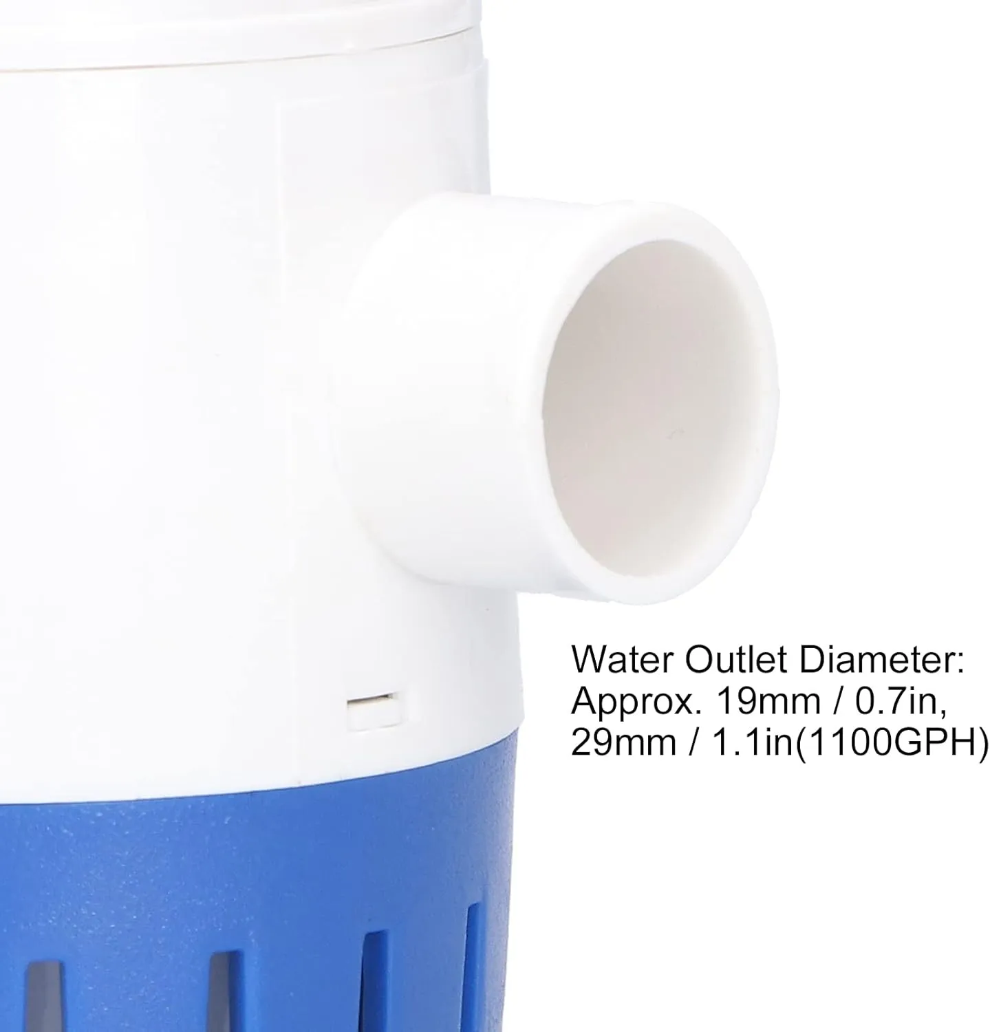 Automatic Submersible Electric Boat Power Pump,for Sewage Treatment and Sampling, Water Purification, Drainage and More (DC24V 750GPH)