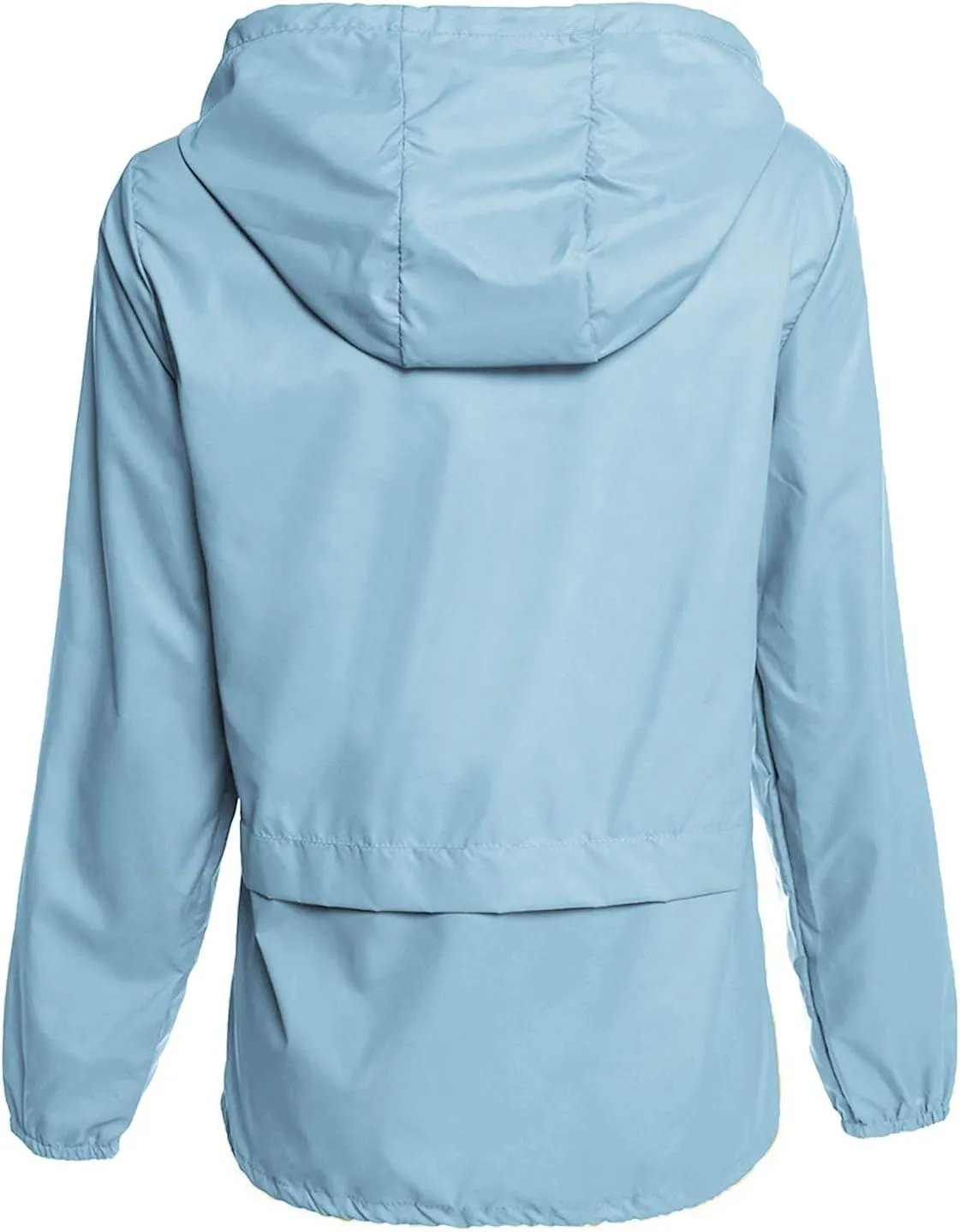 Avoogue Raincoat Women Lightweight Waterproof Rain Jackets Packable Outdoor Hooded Windbreaker
