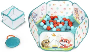 B. toys- Ball Pit – 42 Colorful Balls – Foldable & Portable – Ball Pit Set for Toddlers, Kids – Mini Playspace – 1 Year  