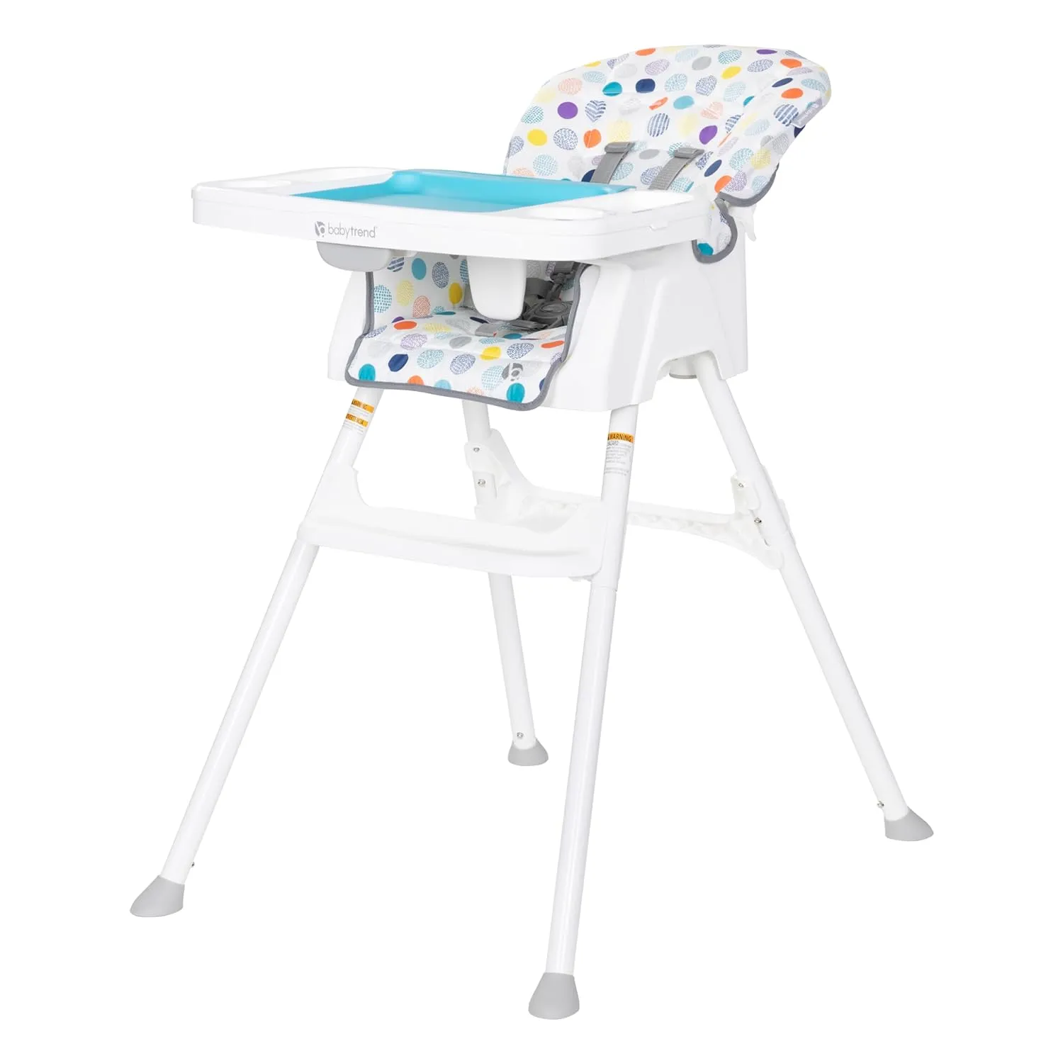 Baby Trend Adapt Plus 6-in-1 EZ Clean High Chair to Toddler Chair, Two of a Kind Grey