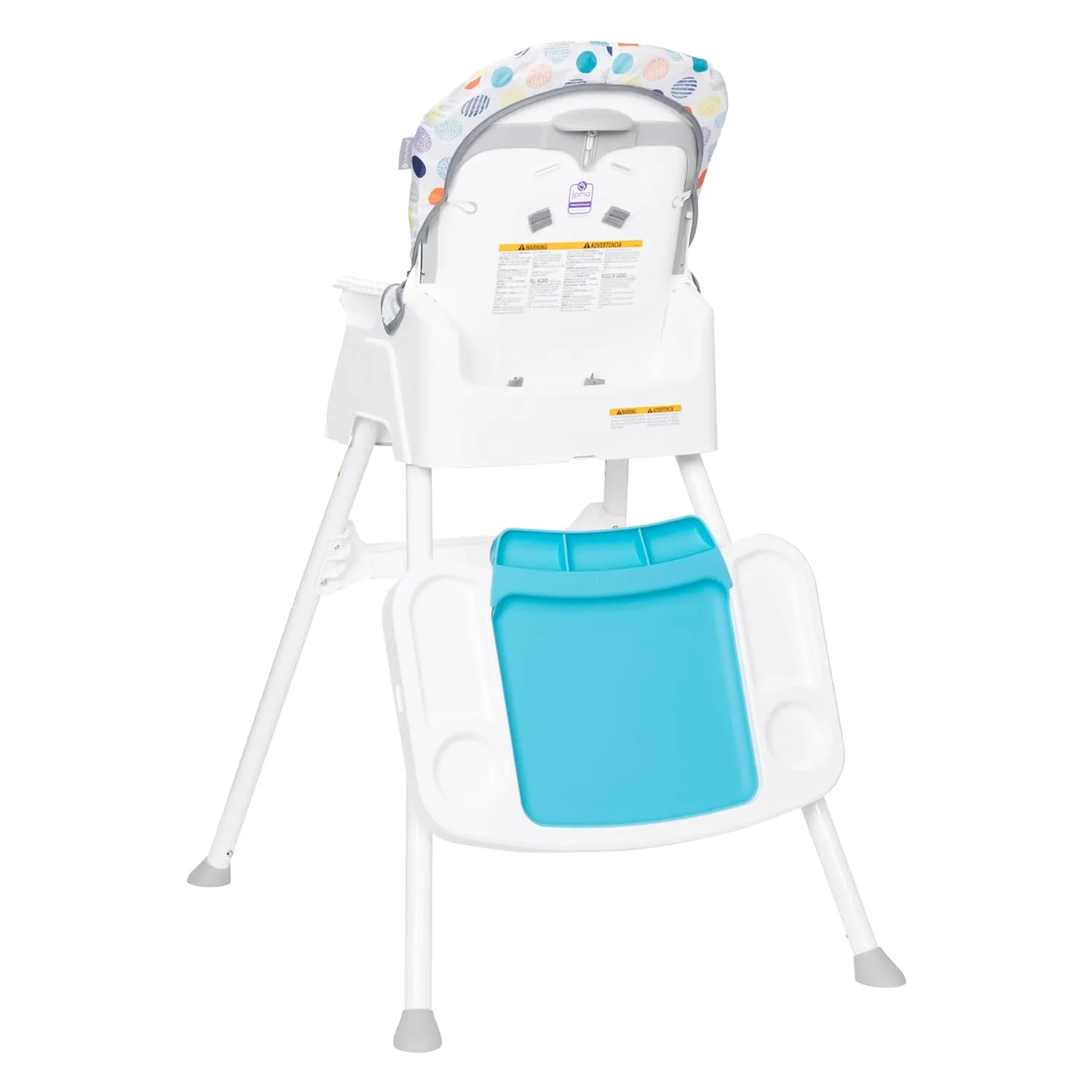 Baby Trend Adapt Plus 6-in-1 EZ Clean High Chair to Toddler Chair, Two of a Kind Grey