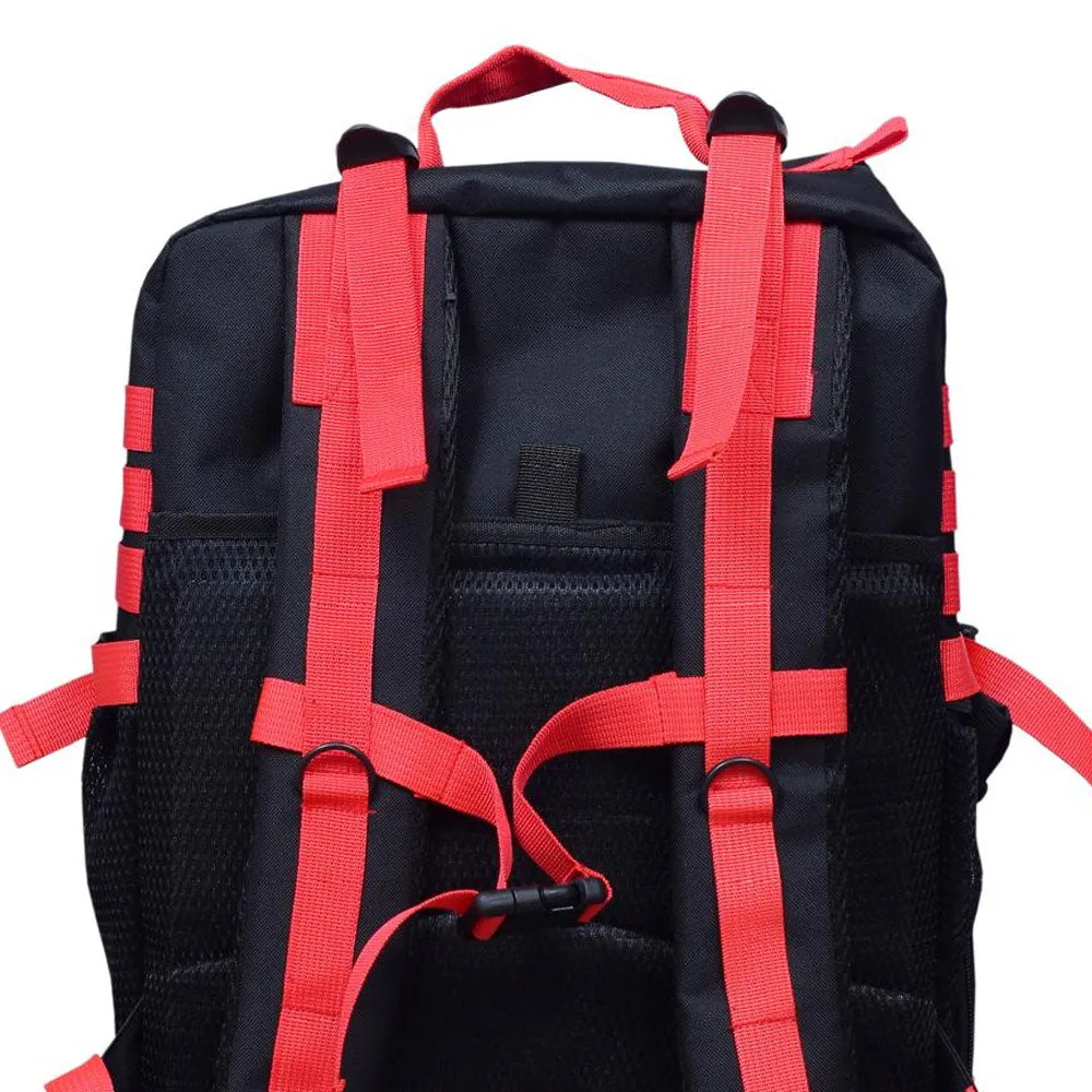 Backpack Black & Red Straps