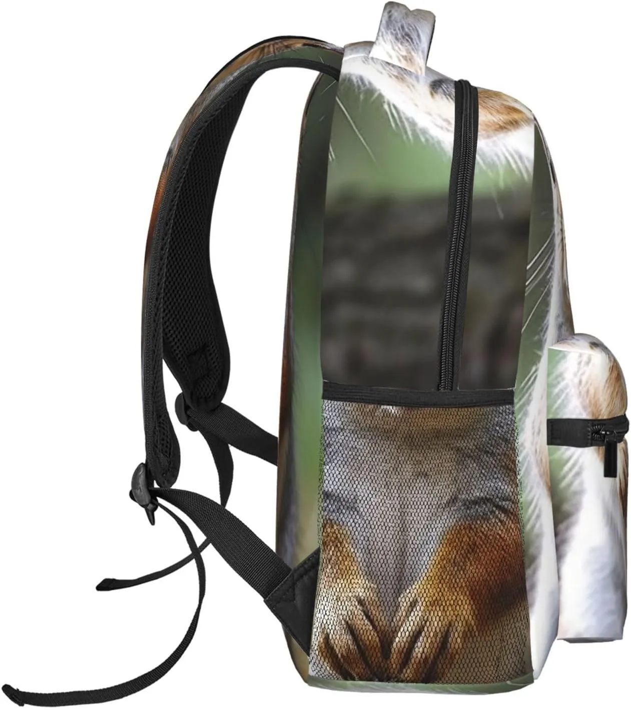Backpack for Women Men's Casual Daypack Winter Christmas Penguins Hiking Rucksack Outdoor Travel Bag, Squirrel, One Size