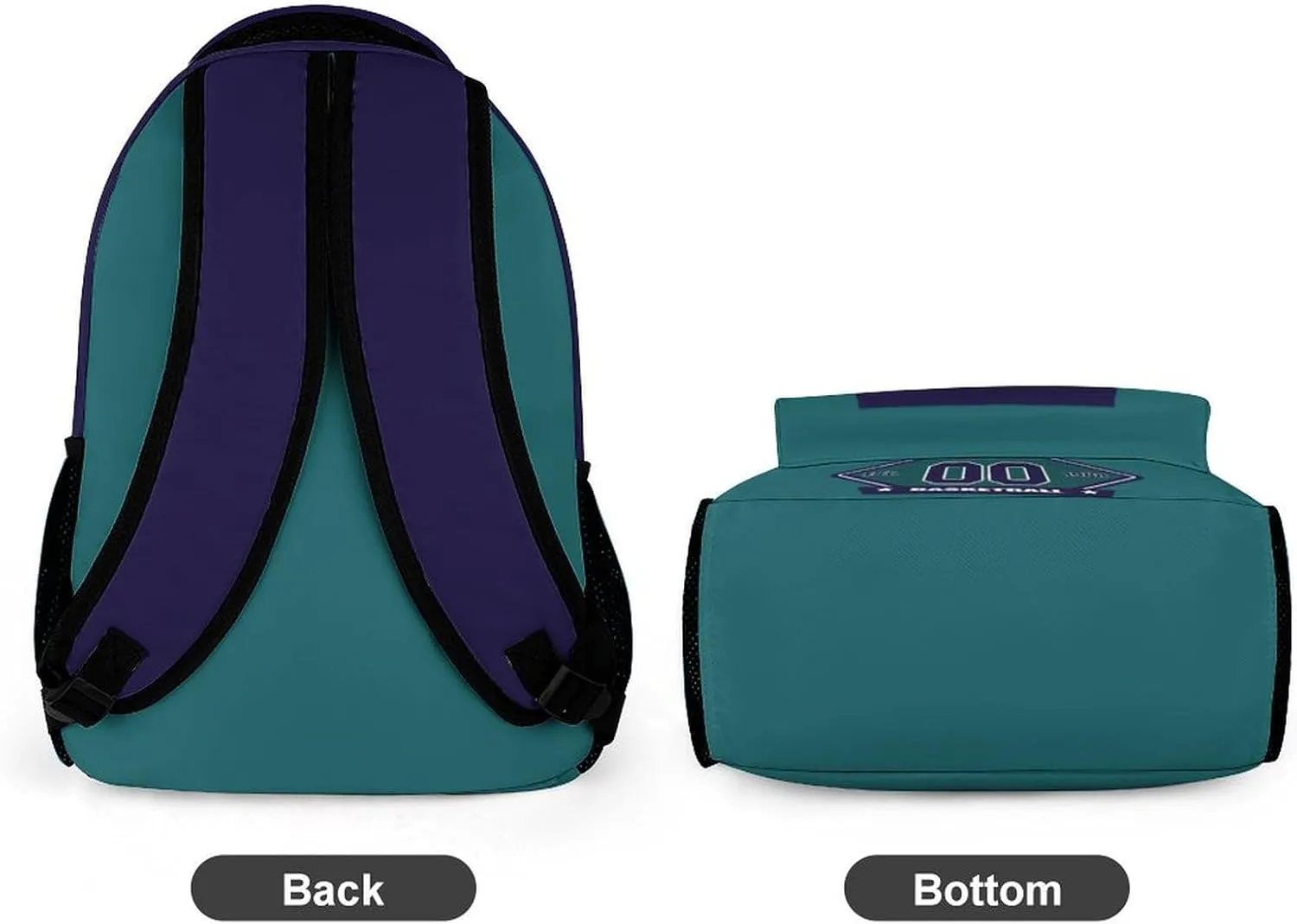 Backpack High Capacity Bag Basketball Fans Gifts for Teenager Men Women, Number & Add Name