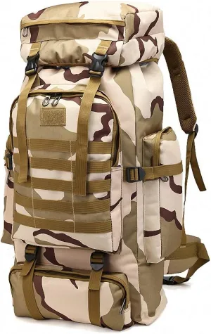 Backpack Oxford 80L Sports Camping Trekking Hiking Hunting Bags 1