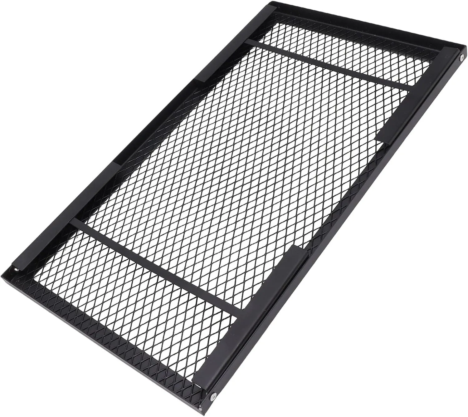 Backpacking Grill, Even Heating, Lightweight Folding Campfire Grill, High Temperature Paint Mesh Cooking Surfaces for Backcountry BBQ (Standard)