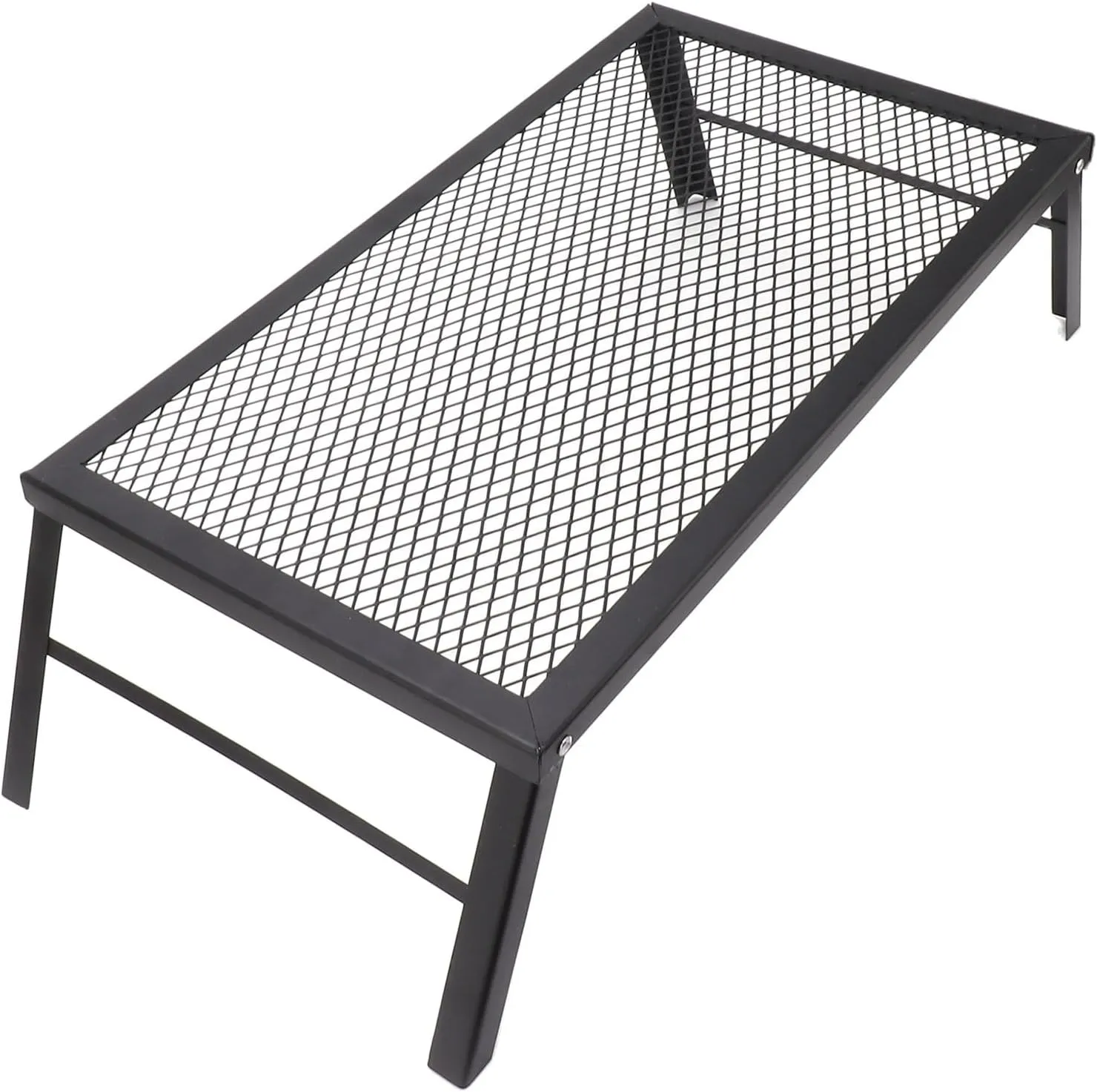 Backpacking Grill, Even Heating, Lightweight Folding Campfire Grill, High Temperature Paint Mesh Cooking Surfaces for Backcountry BBQ (Standard)