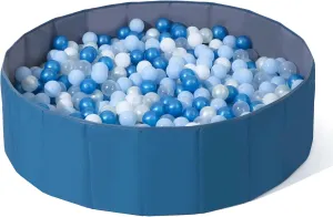 Ball Pits for Kids Toddlers Babies as Play Yard, Baby Playpen, Fence, Oxford Cloth Portable & Foldable Large Ball Pool Indoor Outdoor (Balls Not Included),Navy Blue