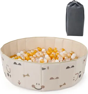 Ball Pits Tent for Toddler Play Tent with Zipper Storage Bag for Baby Girls Boys Kids as Play Yard, Baby Playpen, Fence, Oxford Cloth Portable & Foldable Ball Pool (Balls Not Included)