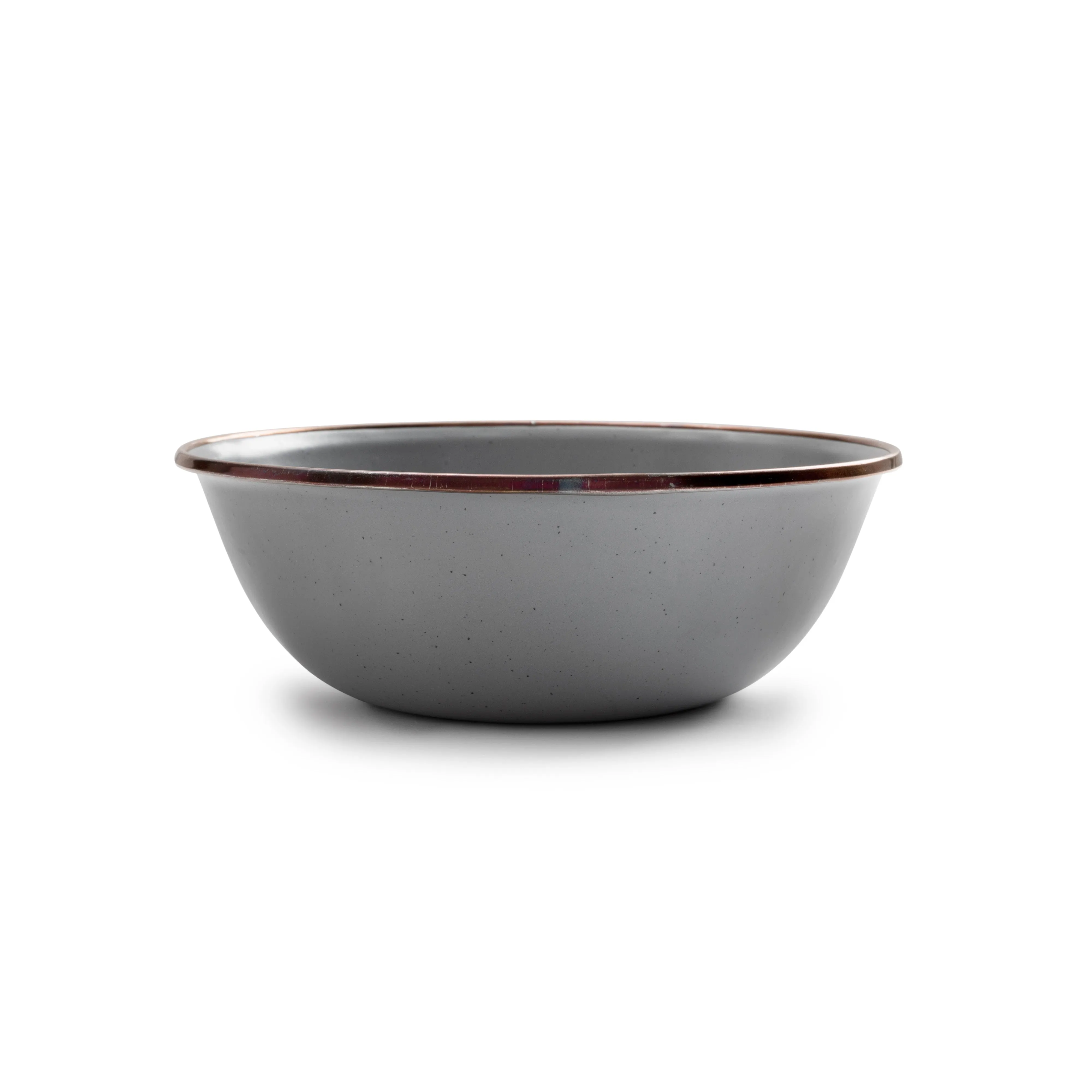 Barebones Enamel Bowl - Slate Grey