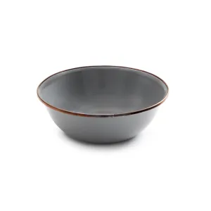 Barebones Enamel Bowl - Slate Grey