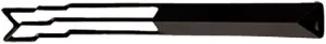 Berndes 9012 8-Inch Non-Stick Nylon Z Whisk, Black