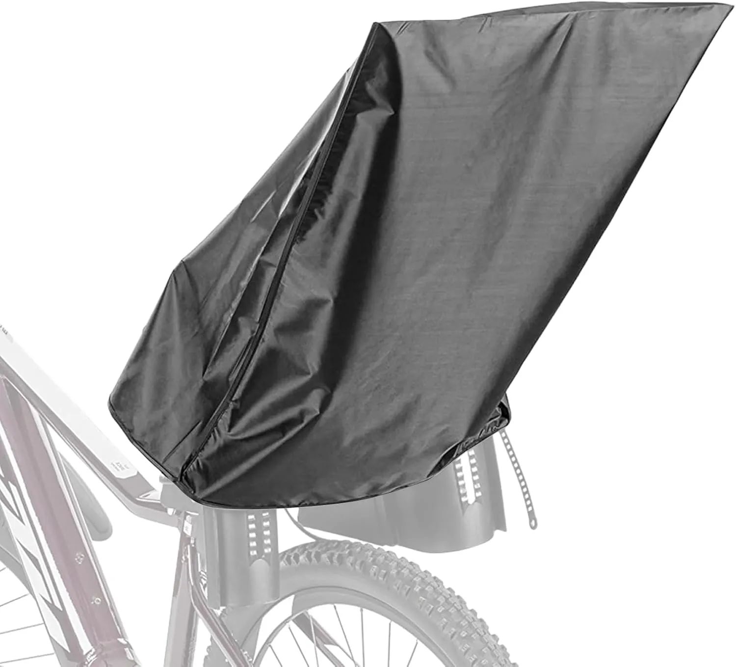Bike Cover, Waterproof Bicycle Seat Rain Cover, UV-Proof Oxford Fabric Waterproof Rain Cover, Bike Storage Tent for Mountain Road Bike City Bike Beach Cruiser Bike