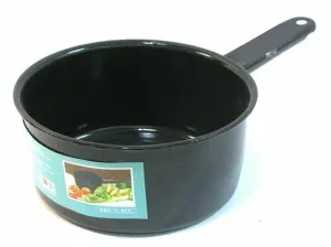 Black Saucepan Enamel 2L 1pc