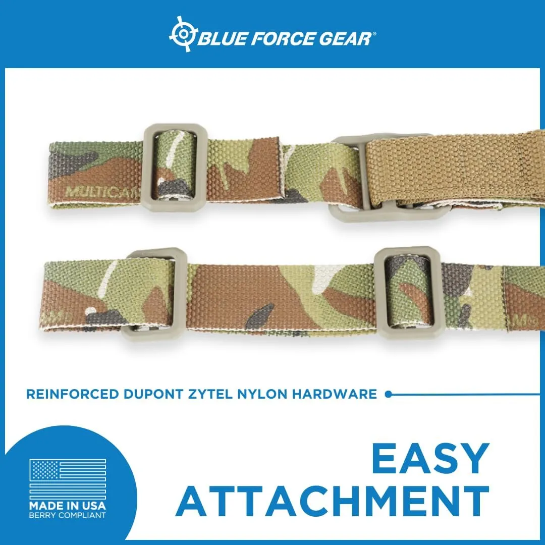 Blue Force Gear Vickers Sling | 2 Point Sling Adjusts for Carrying Positions | 54-64 inches