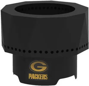 Blue Sky Outdoor Living NFL Jacksonville Jaguars Ridge Portable Steel Smokeless Fire Pit with Carrying Bag & Spark Screen Kit, Firewood & Wood Pellet