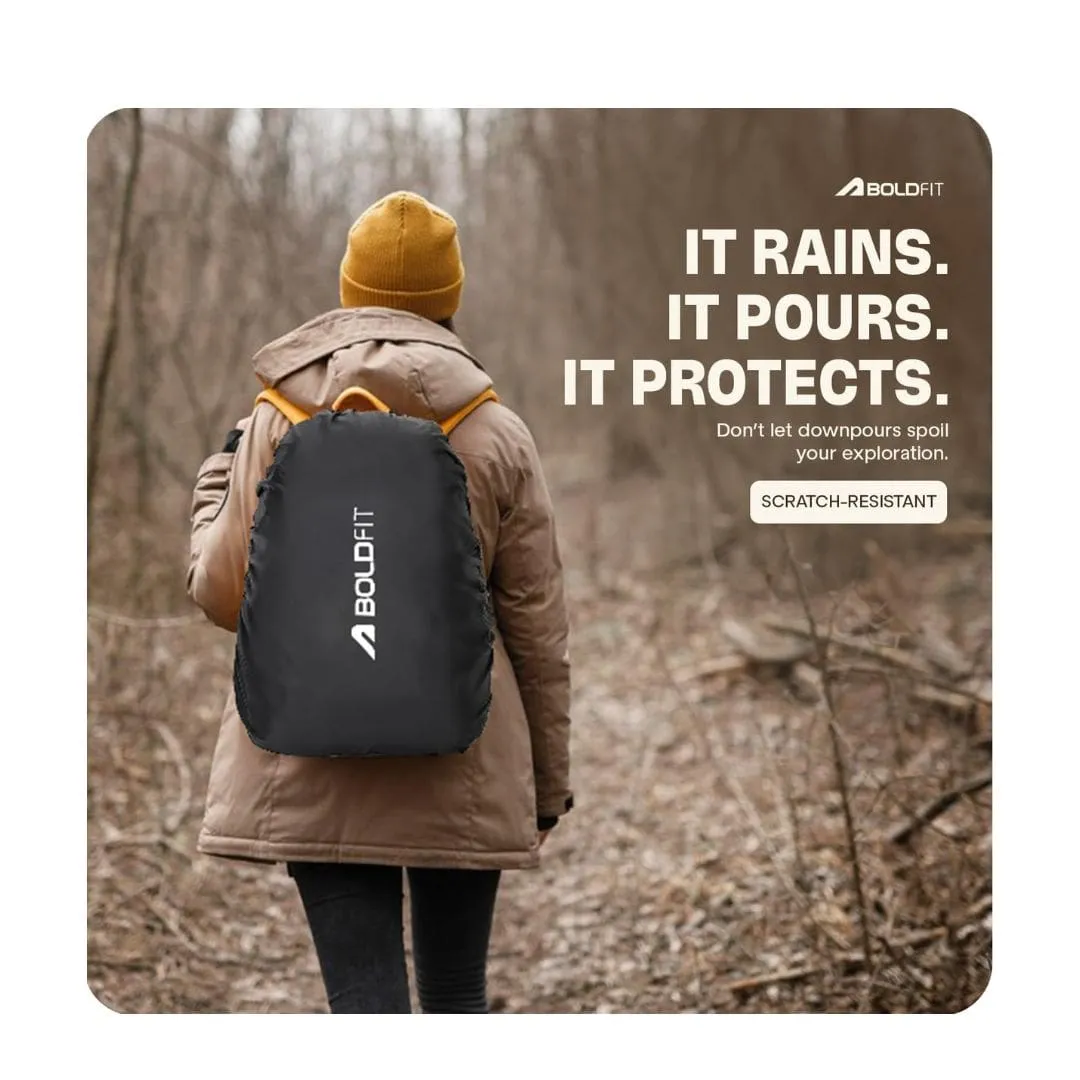 Boldfit Rain Cover for Backpack Travel Essentials Rain Cover for Bag