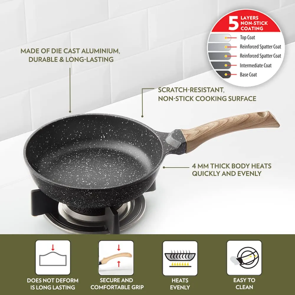Borosil Vajra Nonstick Deep Fry Pan