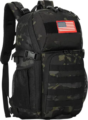 Boys Backpack for School,Military Teen Boys Backpack with USB Charging Pot,Camo Backpack Men 30L