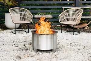 Breeo X Series 19" Smokeless Fire Pit - Stainless
