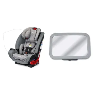 Britax One4Life Convertible Car Seat, 5-120 lbs   Baby Car Mirror for Back Seat View