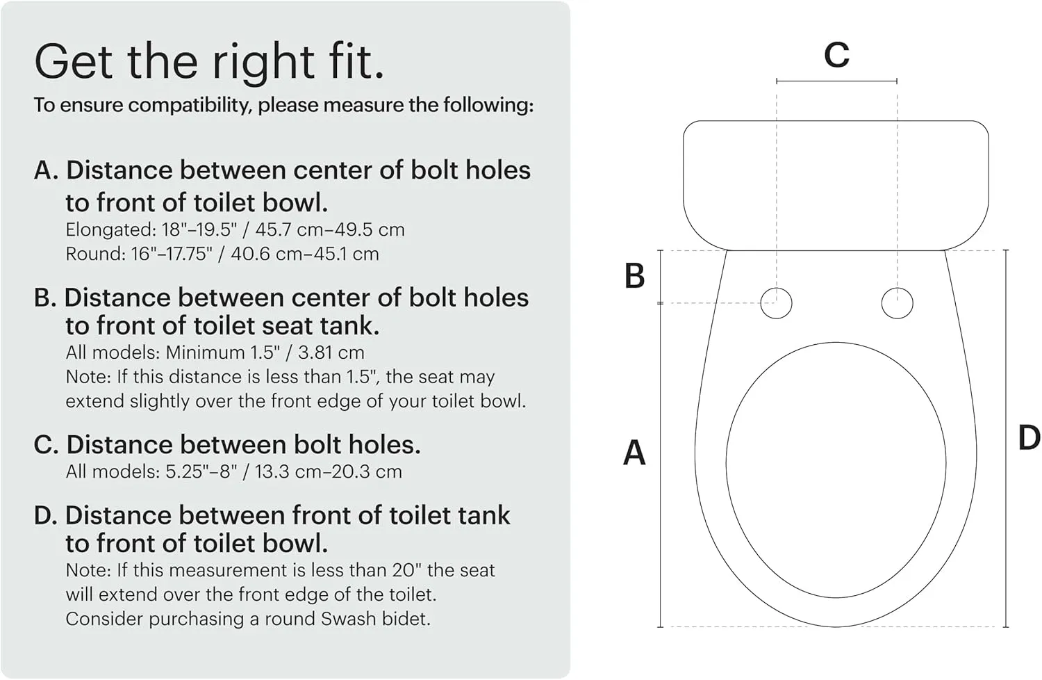 Brondell Swash Electronic Bidet Toilet Seat LT99, Fits Elongated Toilets, White – Lite-Touch Remote, Warm Water Wash, Strong Wash Mode, Stainless-Steel Nozzle, Saved User Settings & Easy Installation