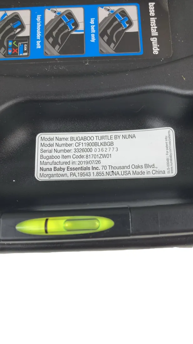 Bugaboo Turtle By Nuna Car Seat, 2019