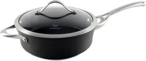 Calphalon Contemporary Hard-Anodized Aluminum Nonstick Cookware, Saute Pan, 3-quart, Black