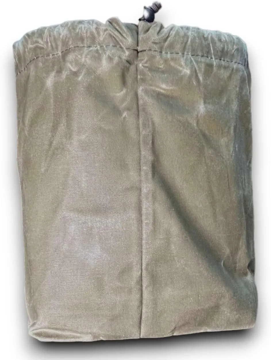 Camp Skillet Bag, Handmade Waxed Canvas Storage Bag for Steel and cast Iron cookware- Camping Gear- bushcraft Gear- Survival Gear