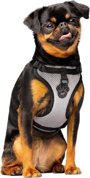 Canada Pooch Everything No Pull Dog Harness - Easy Walk Harness for Dogs with Breathable Mesh Exterior, Adjustable Dog Walking Harness Great for Dogs Reflective/L