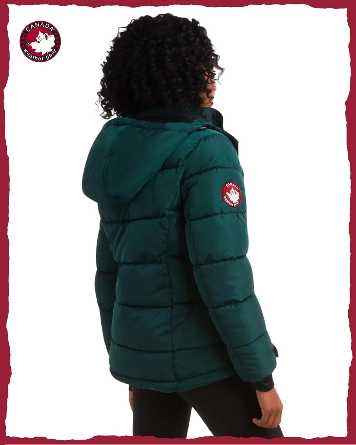 CANADA WEATHER GEAR Women's Winter Coat - Quilted Heavyweight Puffer Parka Coat – Plus Sized Jacket for Women (S-3X)