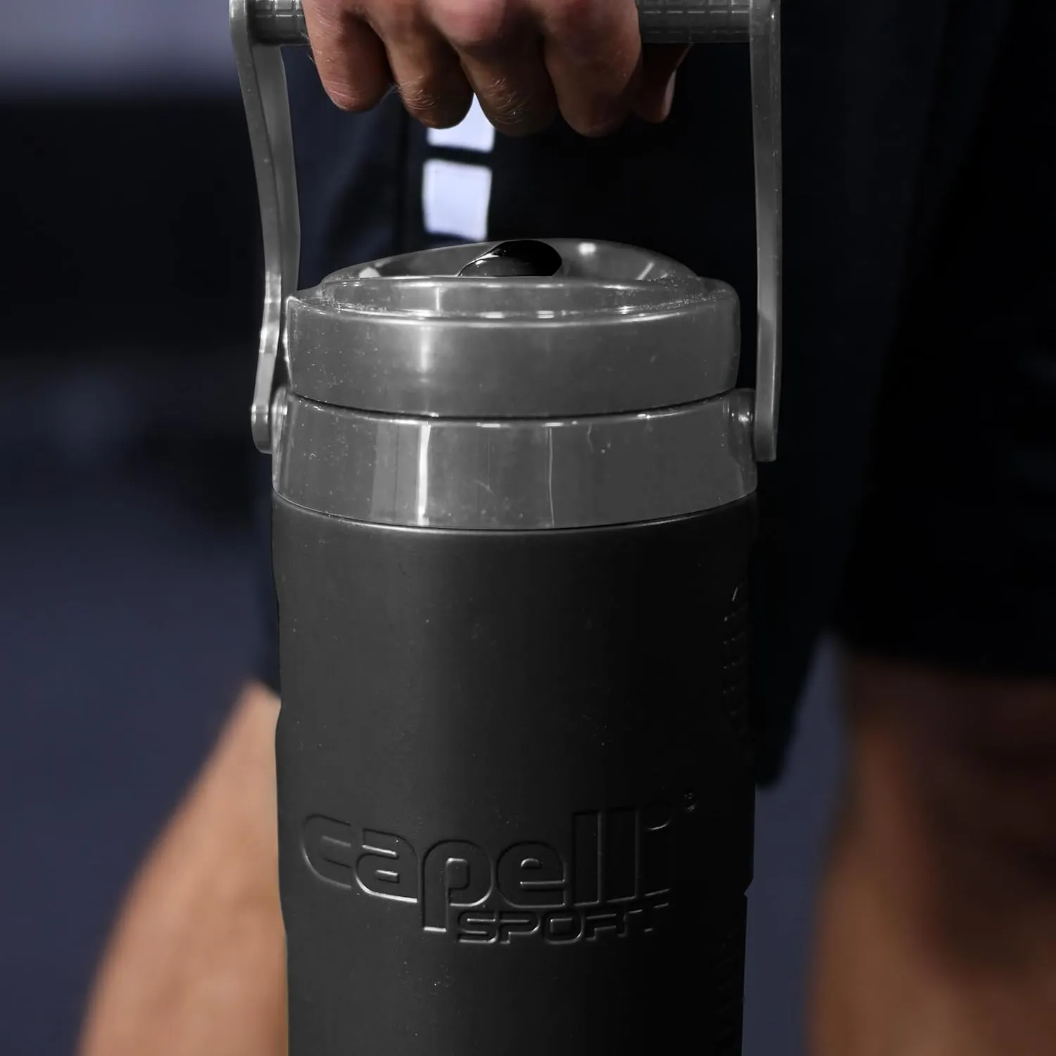 Capelli Sport Water Bottle Jug, Insulated Half Gallon Sports Water Jug with Carry Handle, 64 oz