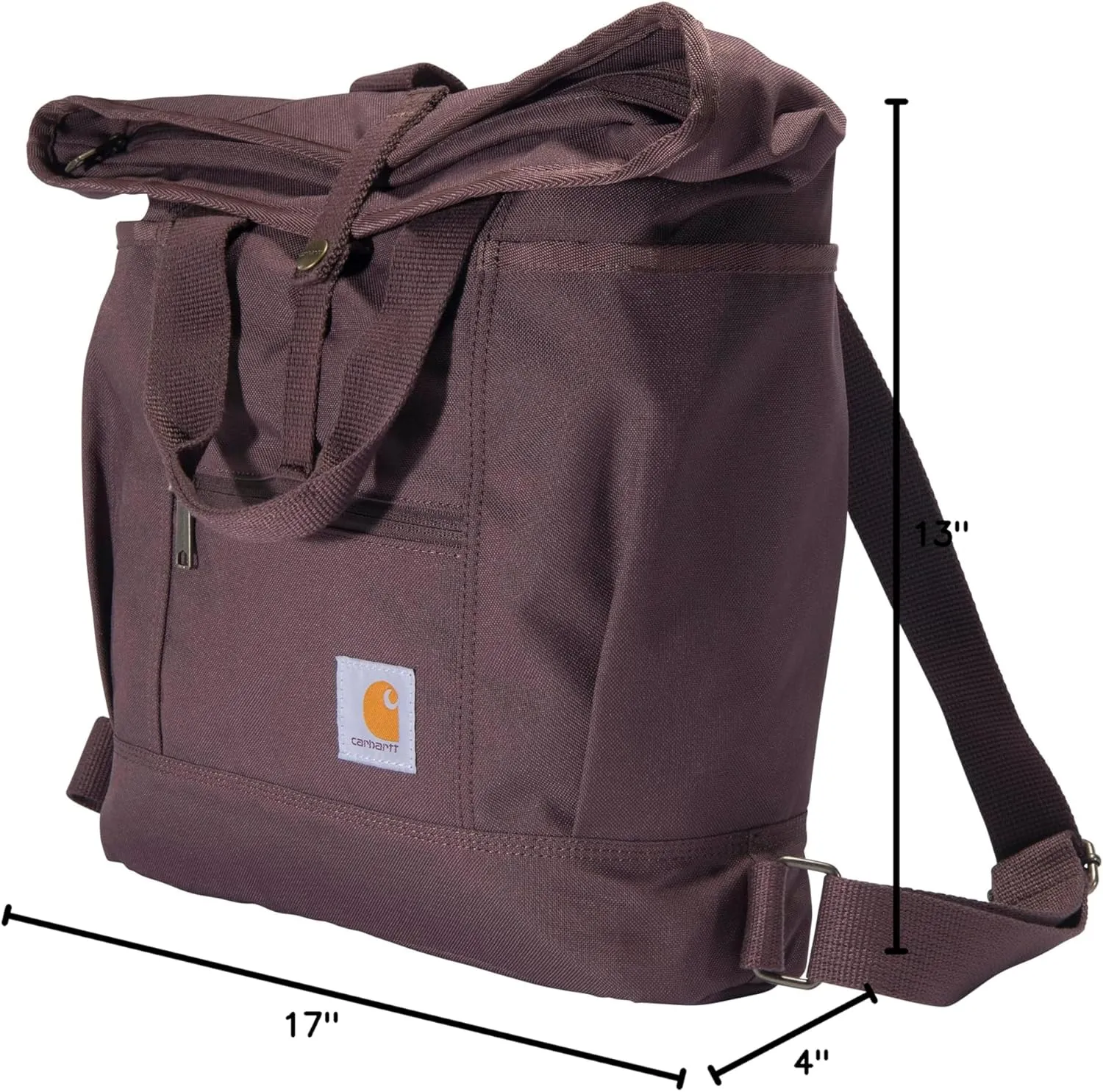 Carhartt Unisex Rain Defender&Reg; Convertible Backpack Tote Wine One Size