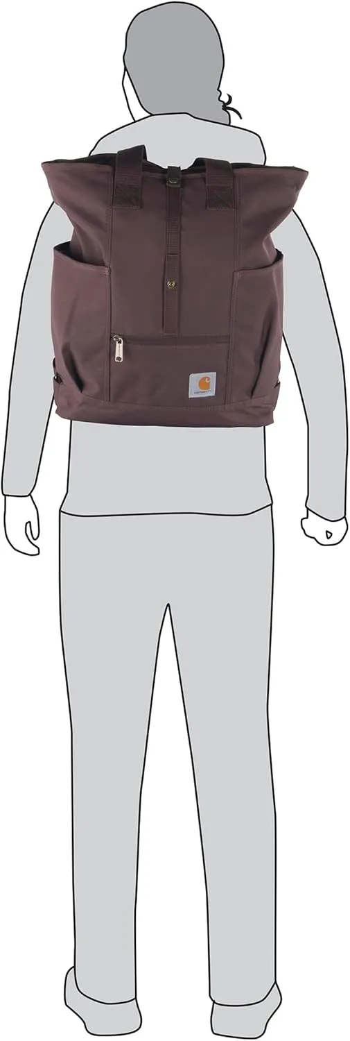 Carhartt Unisex Rain Defender&Reg; Convertible Backpack Tote Wine One Size