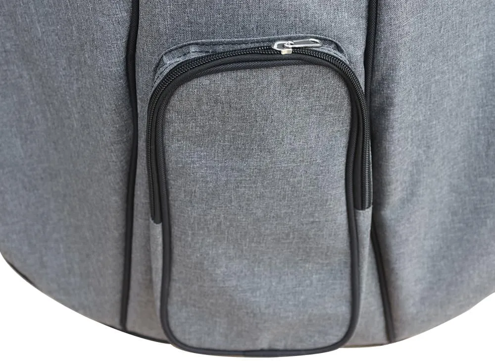 Cello Gig Bag - 4/4 Full Size, 3/4, 1/2, 1/4, 1/8 Soft Case - Waterproof Travel Backpack With Multiple Pockets, Handle & Adjustable Back Straps