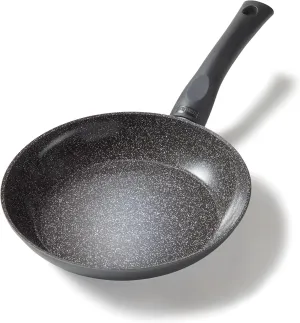 Ceramic Frying Pan, 20 cm, Non-Stick Frying Pan for All Hobs Including Induction and Oven, Non-Stick Ceramic Coating with Real Stone Particles, PFAS Free