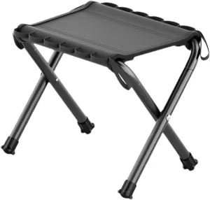 Chair Outdoor Portable | Camping Stool Folding | Folding Camping Chair | Outdoor Foldable Stool, Lightweight Camp Seat, Portable Camping Stool, Fold Up Footstool Camping, Compact Travel Stool
