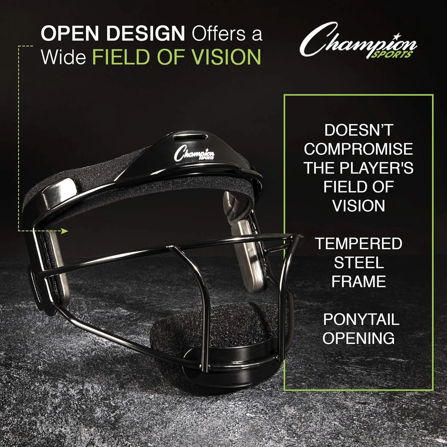 Champion Sports Softball Fielders Face Mask