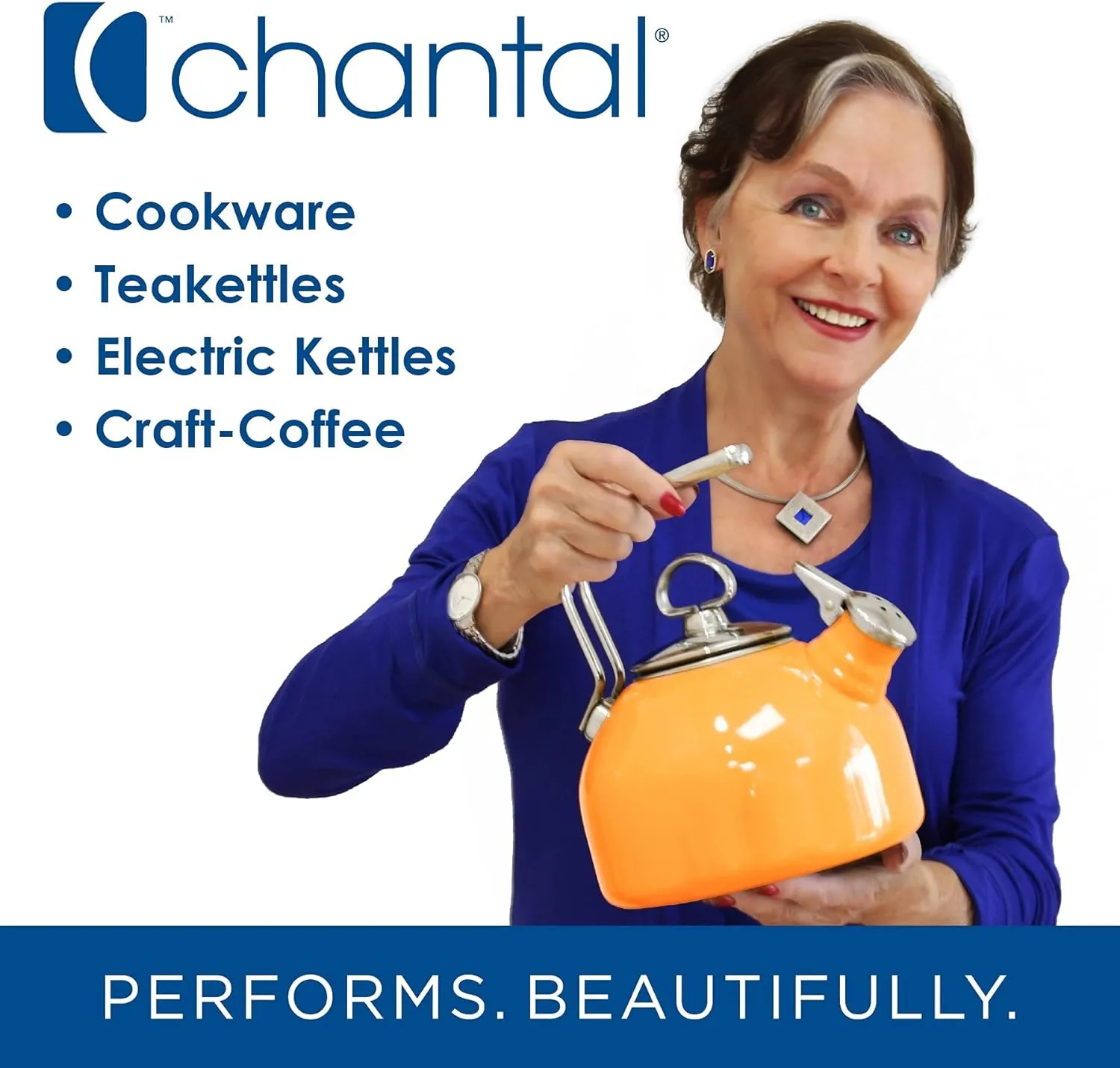 Chantal SLIN35-140C Induction 21 Steel Saucepan, 1 quart, Stainless