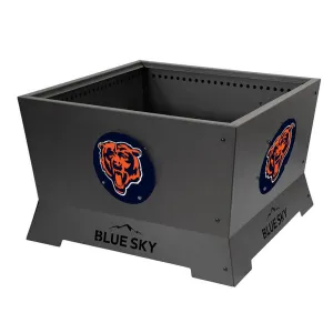 Chicago Bears 28" NFL Square Mammoth Patio Smokeless Fire Pit Medallion Series