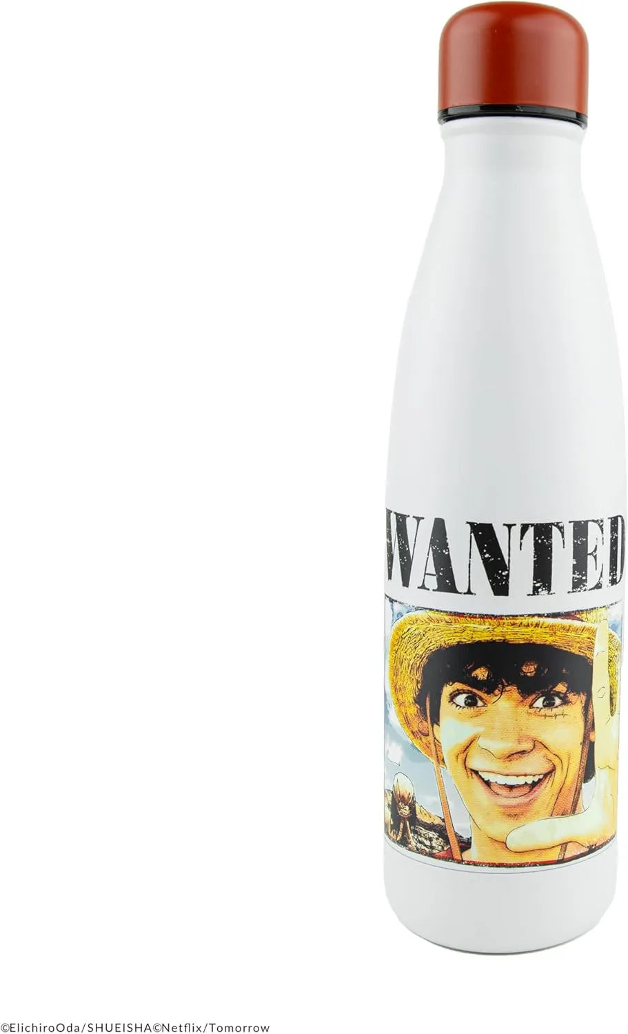 Cinereplicas One Piece - Wanted Luffy Insulated Water Bottle - 500ml - Official License