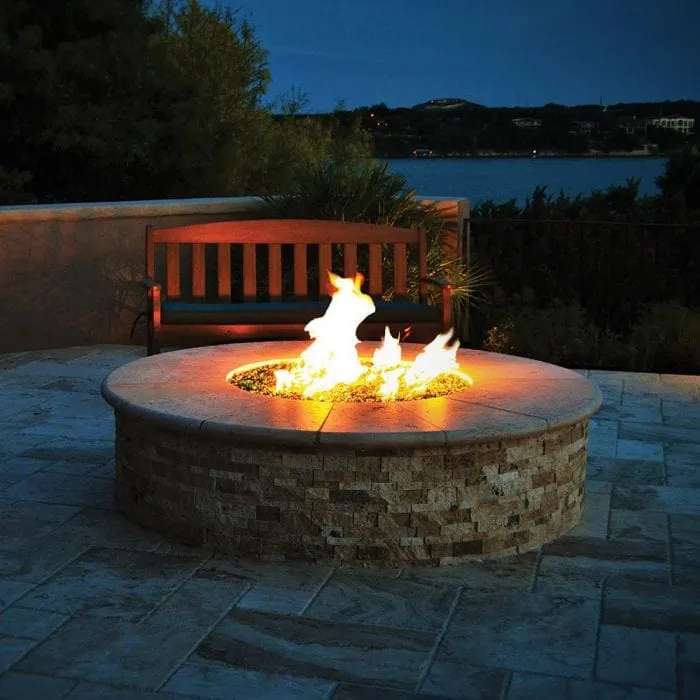 Circular Ready To Finish Fire Pit Kits