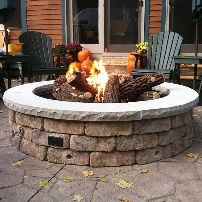 Circular Ready To Finish Fire Pit Kits