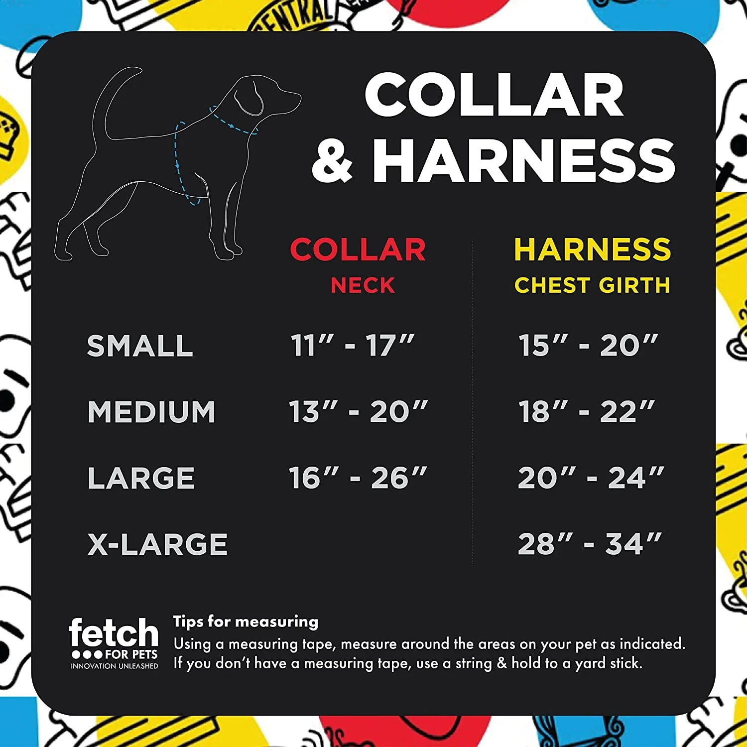 City Doodle Dog Harness for Small Dogs, Small (S) | Blue Small Dog Harness, No Pull Dog Harness with D-Ring | Machine Washable Friends Merch for Dogs from Friends TV Show