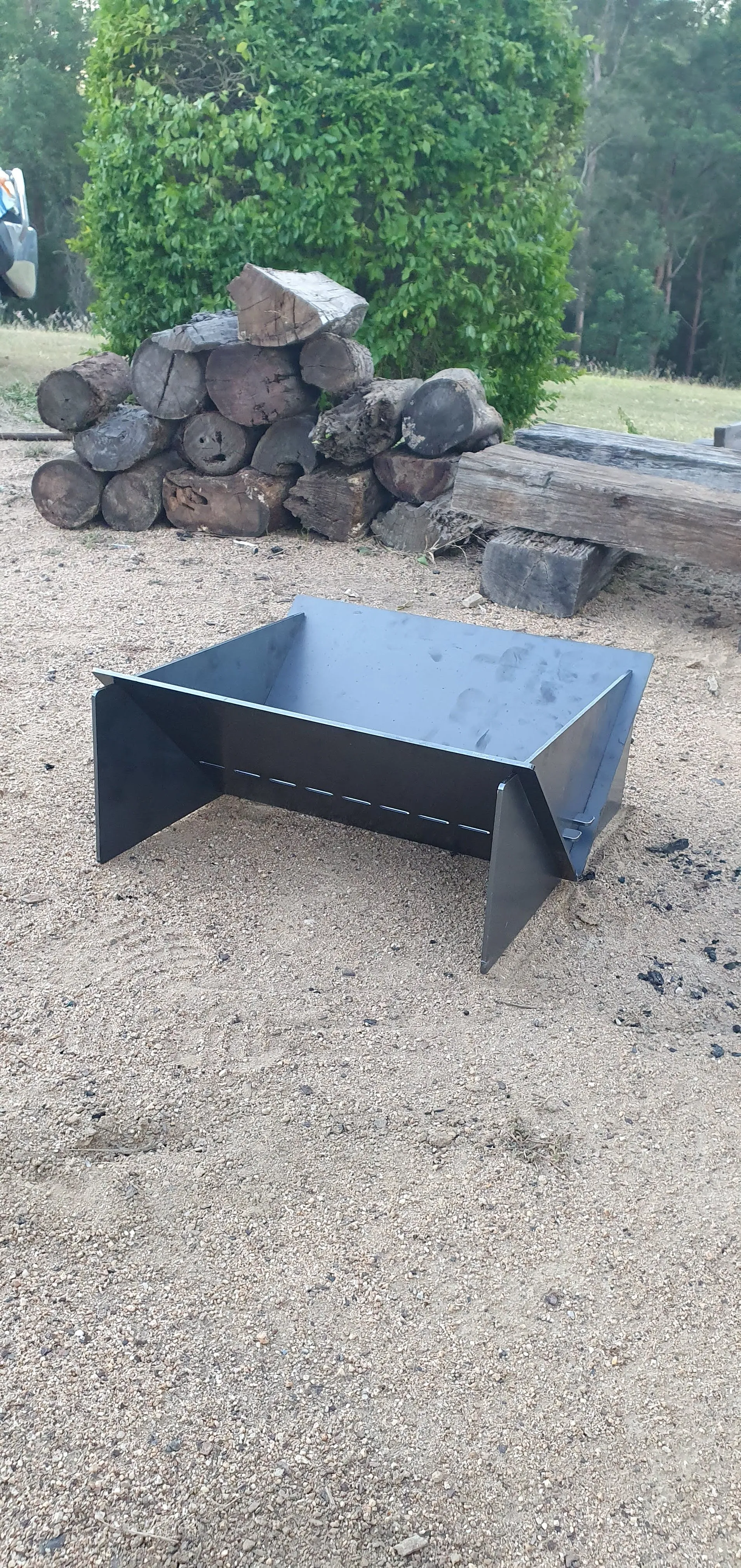 Collapsible Camping Fire pit - "BIG Bertha"