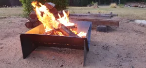 Collapsible Camping Fire pit - "BIG Bertha"